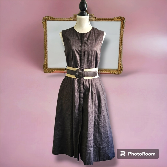 Barkins Dresses & Skirts - Barkins | Brown dress | Size-10 | with original belt plus free belt